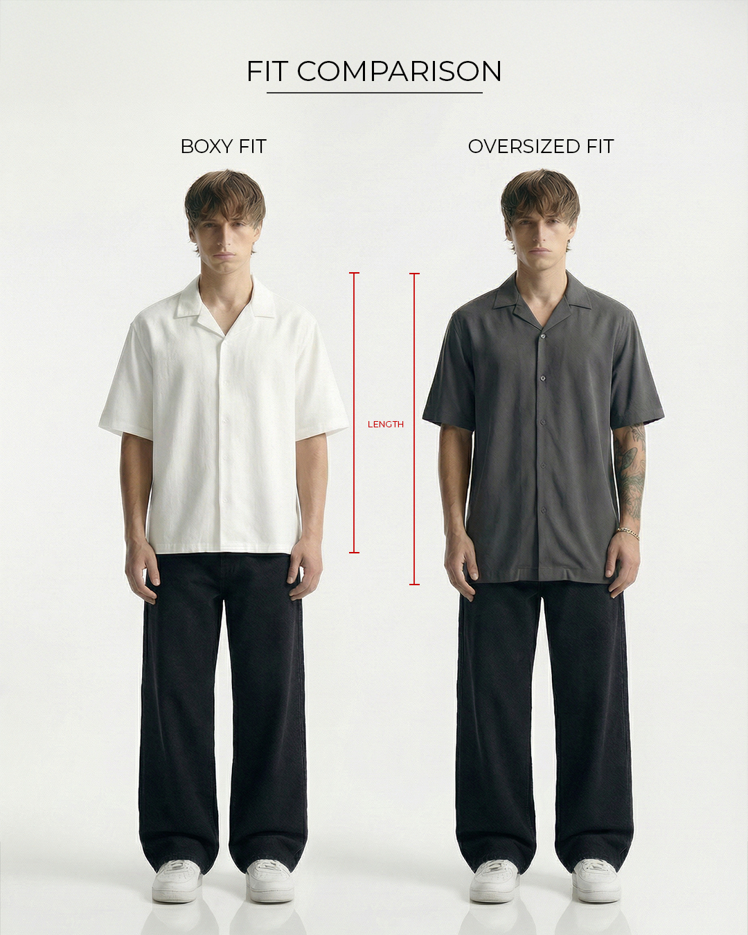 Black Half Sleeve Denim Layer