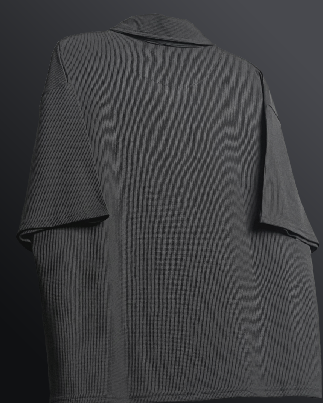 Grey Polo With Zip