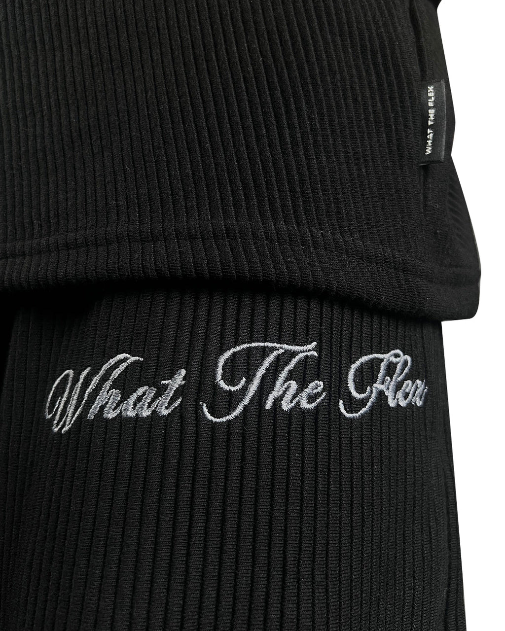 Black Ribbed Pants