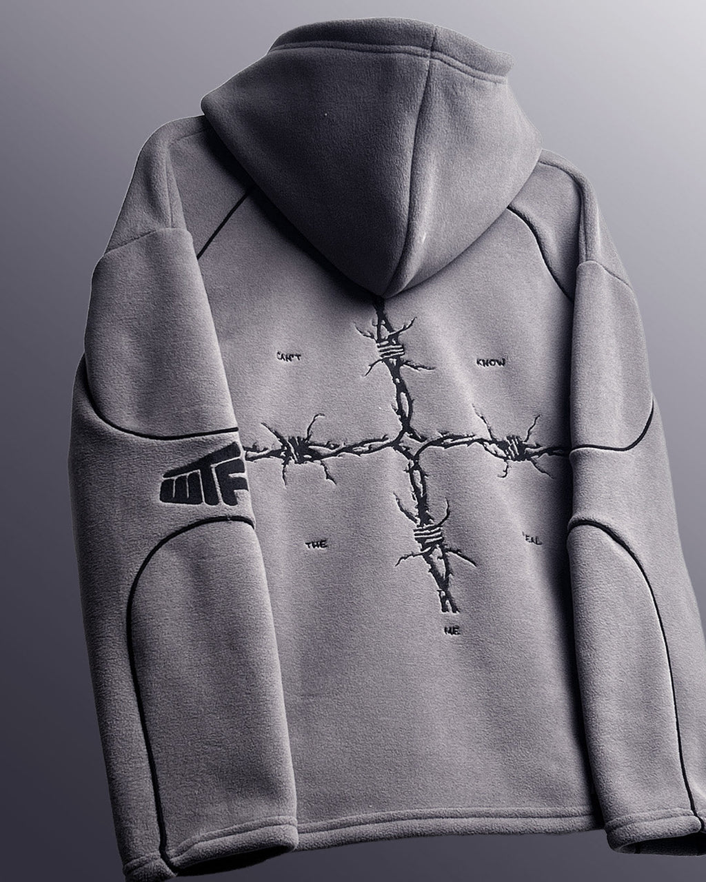Mystery Grey Cloud Feel Hoodie