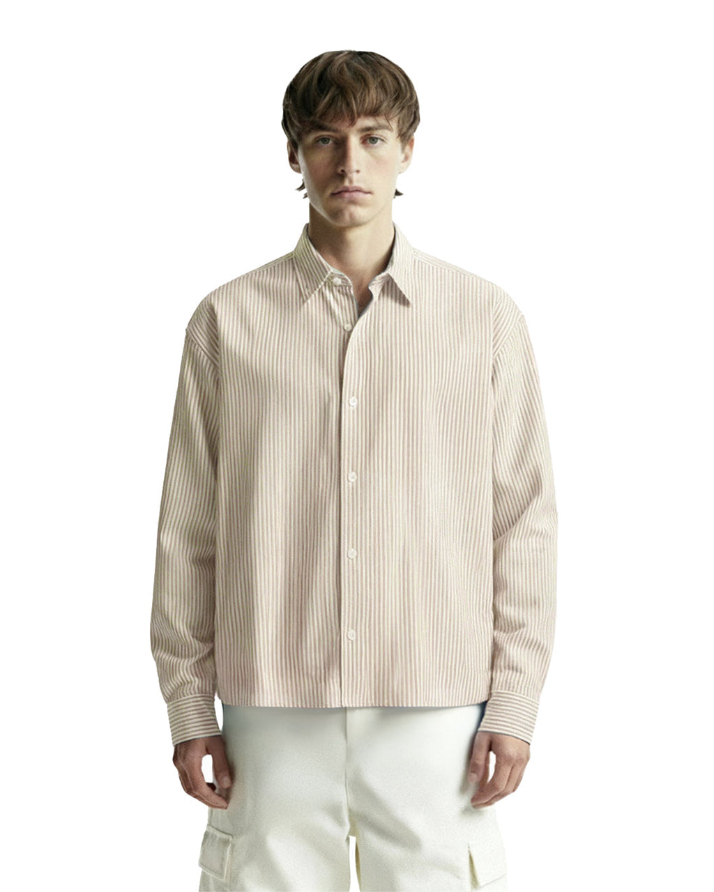 Basic Yellow Stripe Shirt